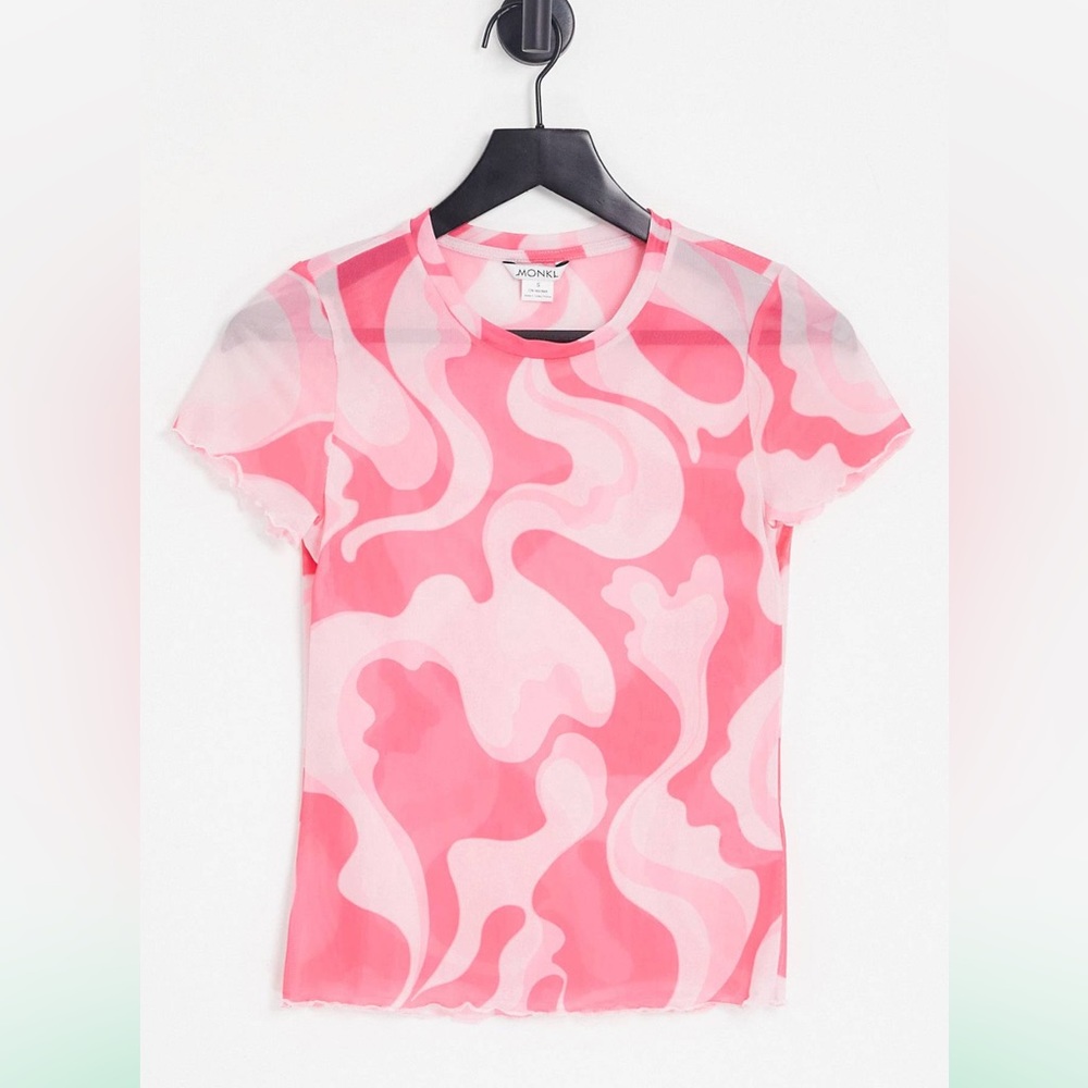 Monks Tie Dye Print Shirt